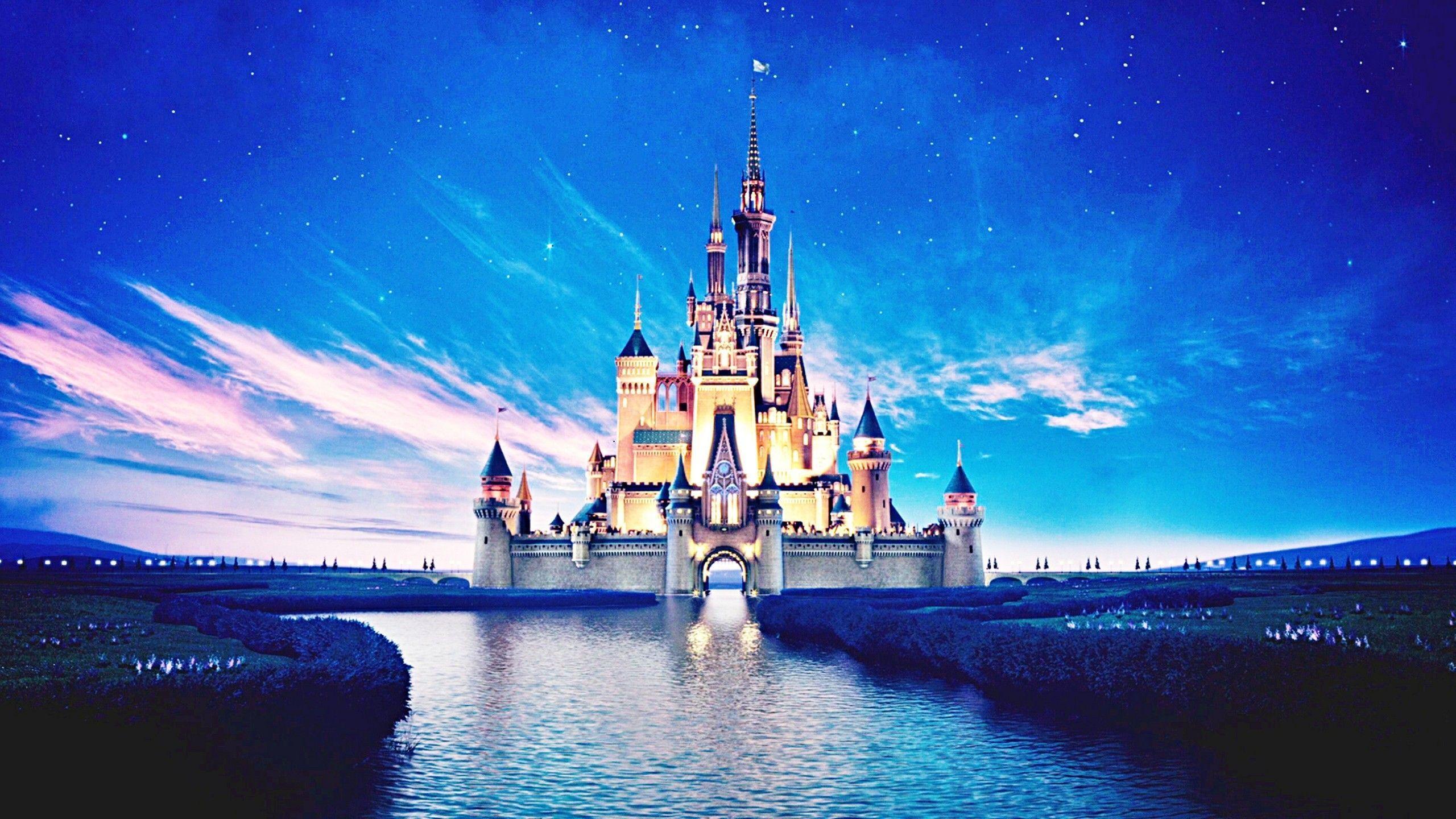 Wallpaper For > Disney Castle Background
