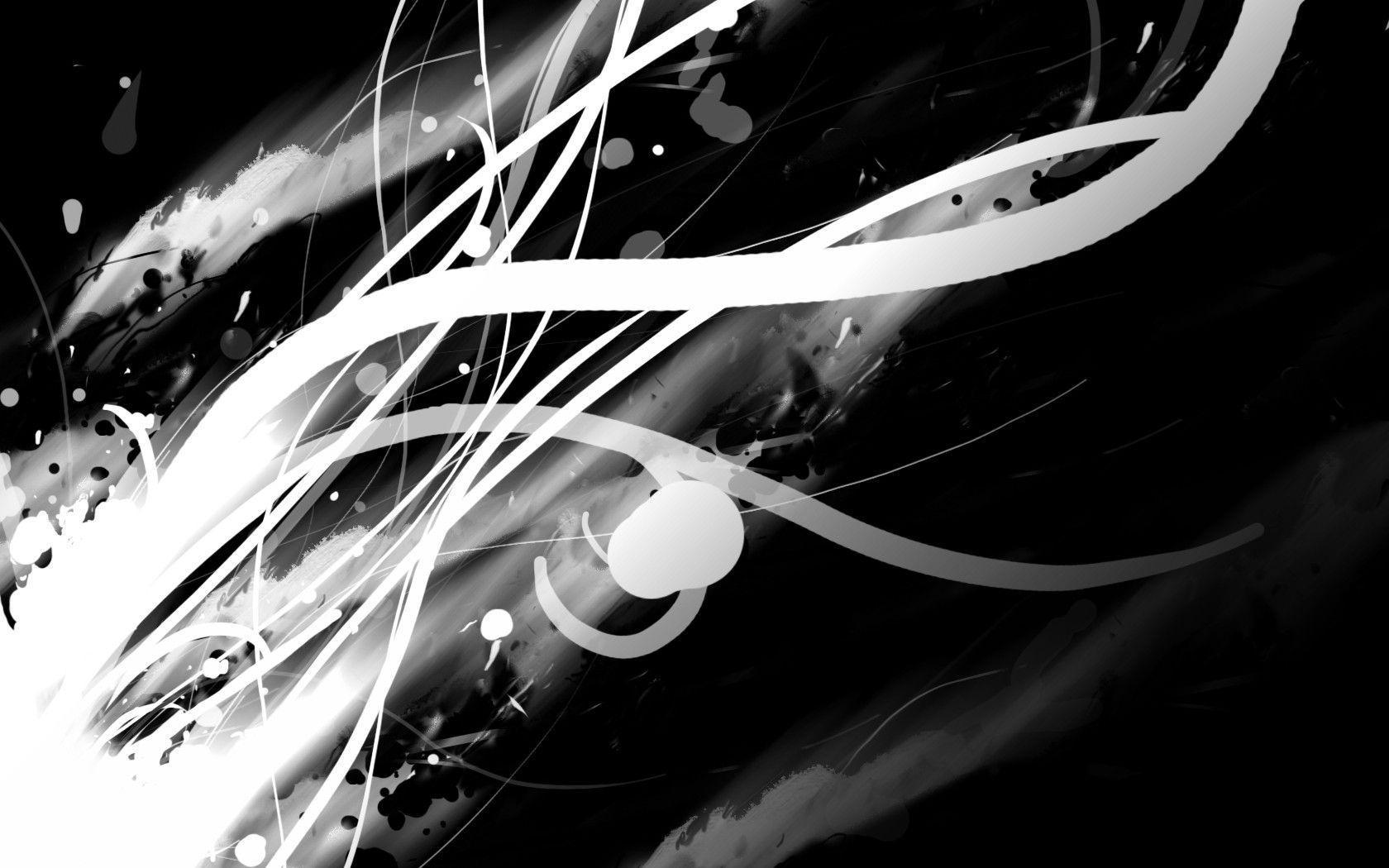 Cool Black And White Abstract Background 12304 Full HD Wallpaper