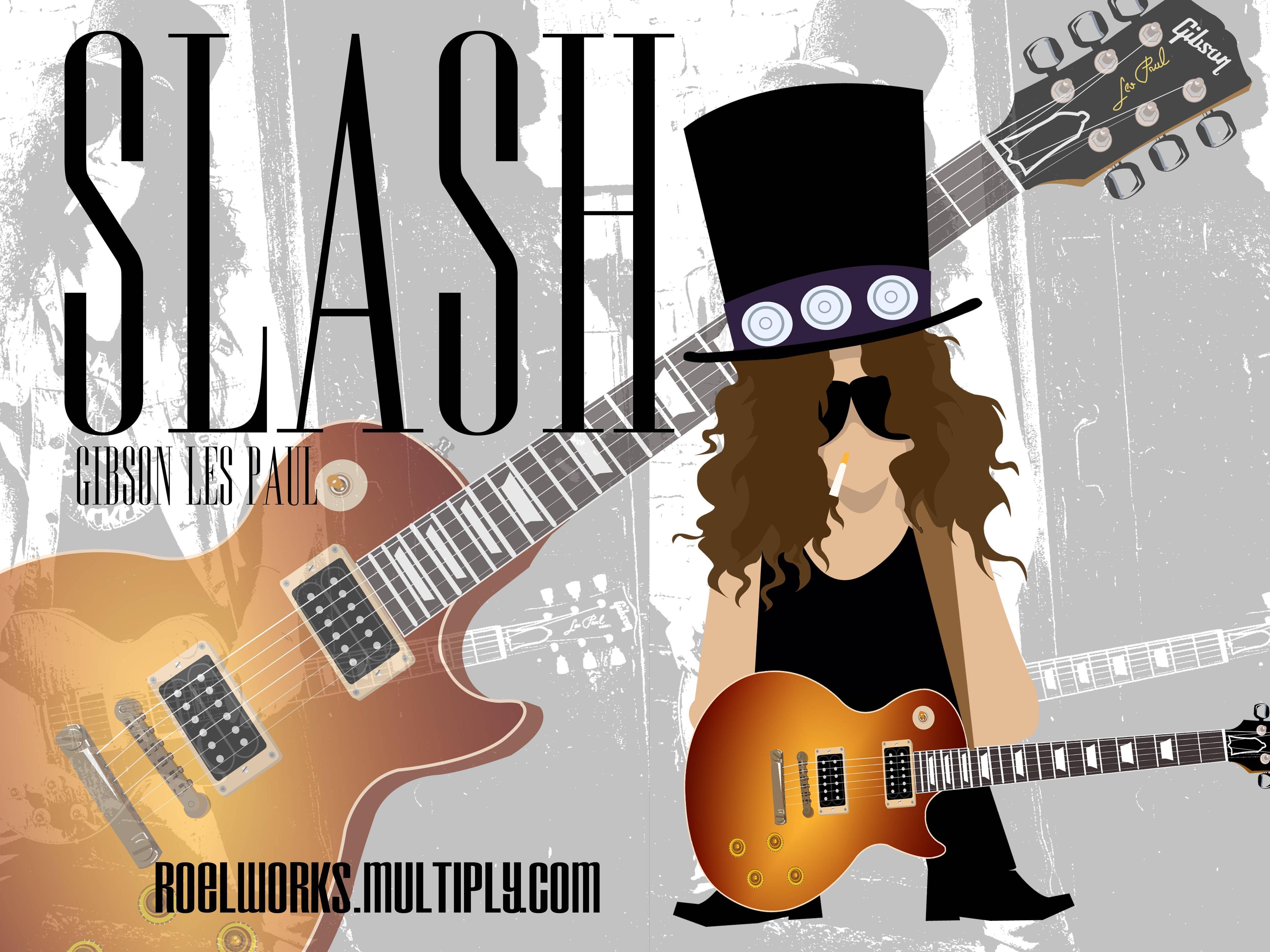 image For > Slash Guitar Wallpaper