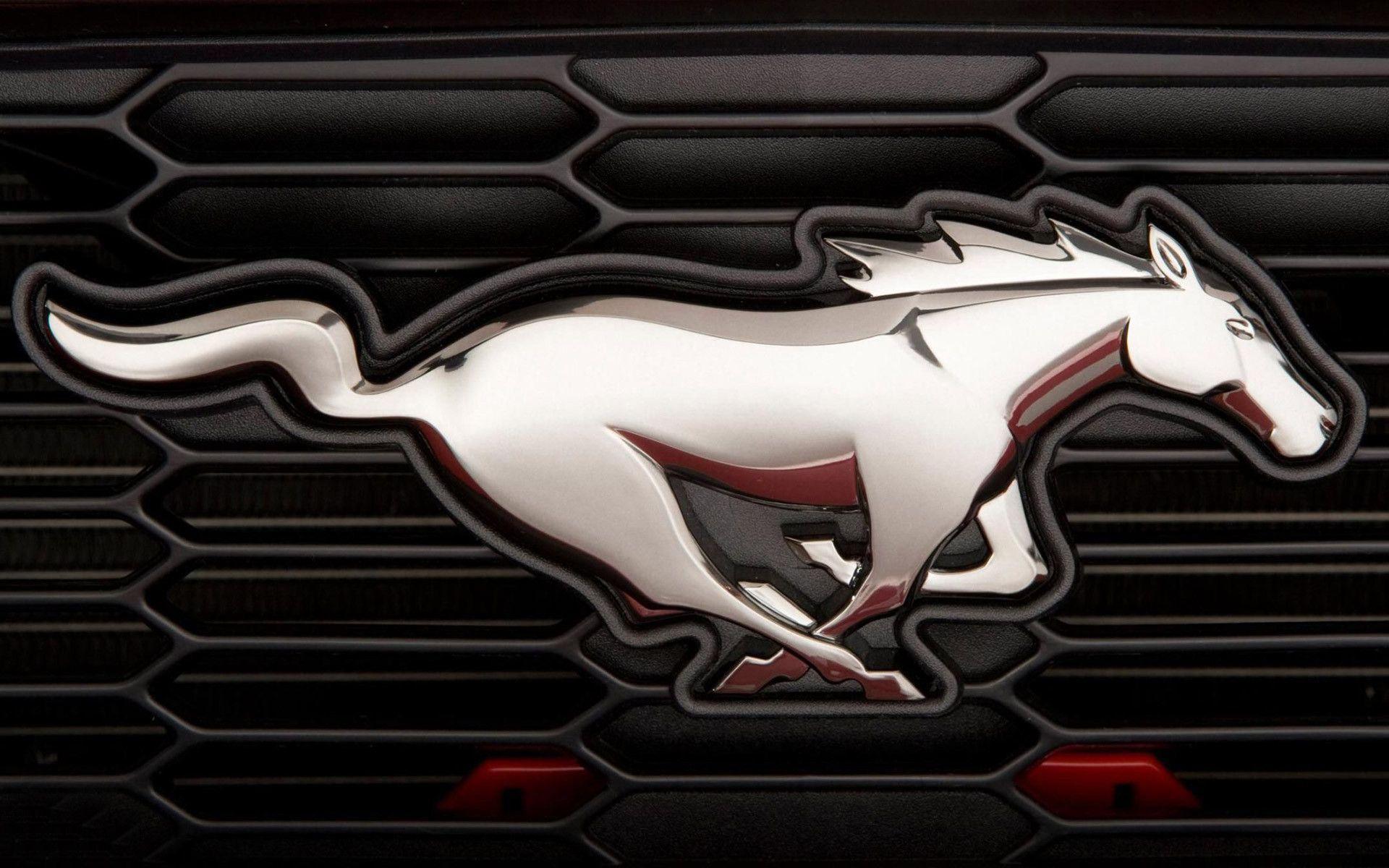 Wallpaper For > Ford Mustang Logo Wallpaper HD