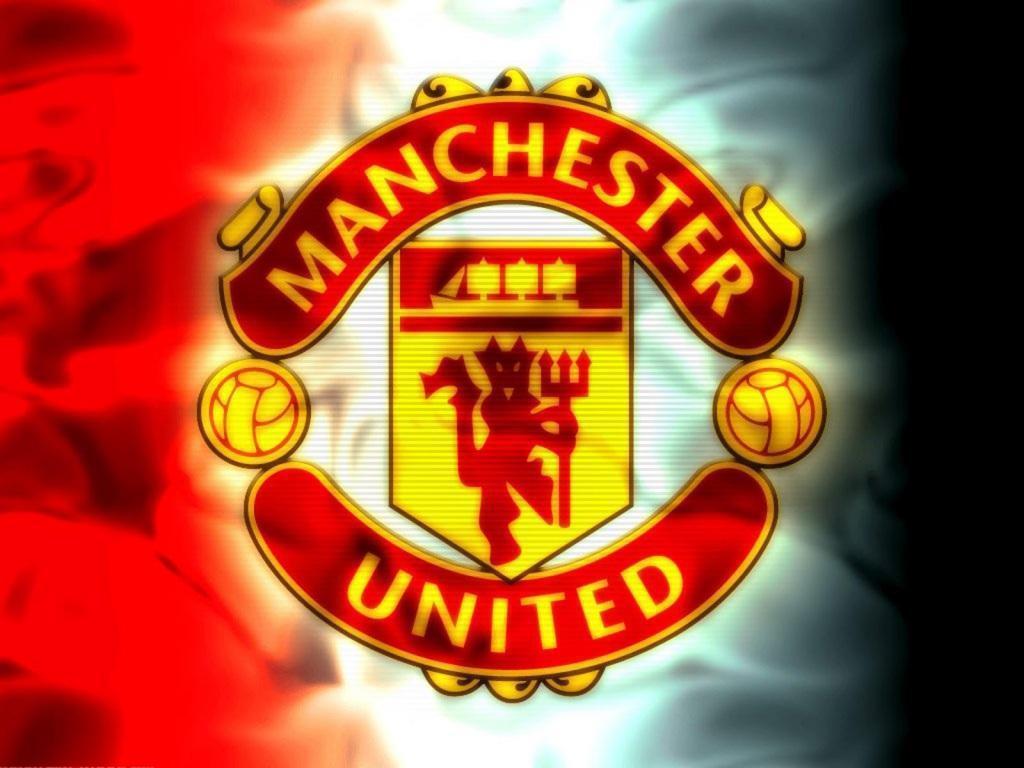 Manchester United Logo 3D Wide HD Wallpaper Desktop Background Free