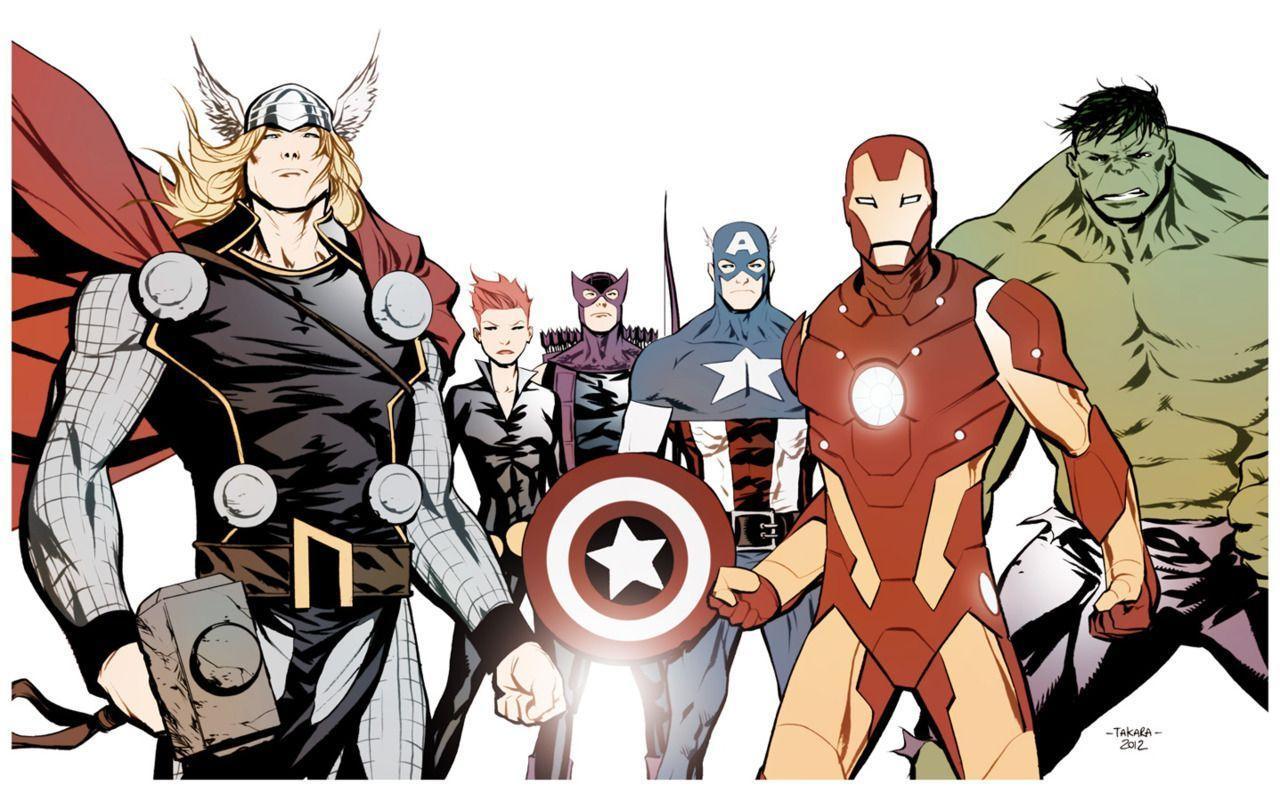 Wallpaper For > Avengers Comic Wallpaper