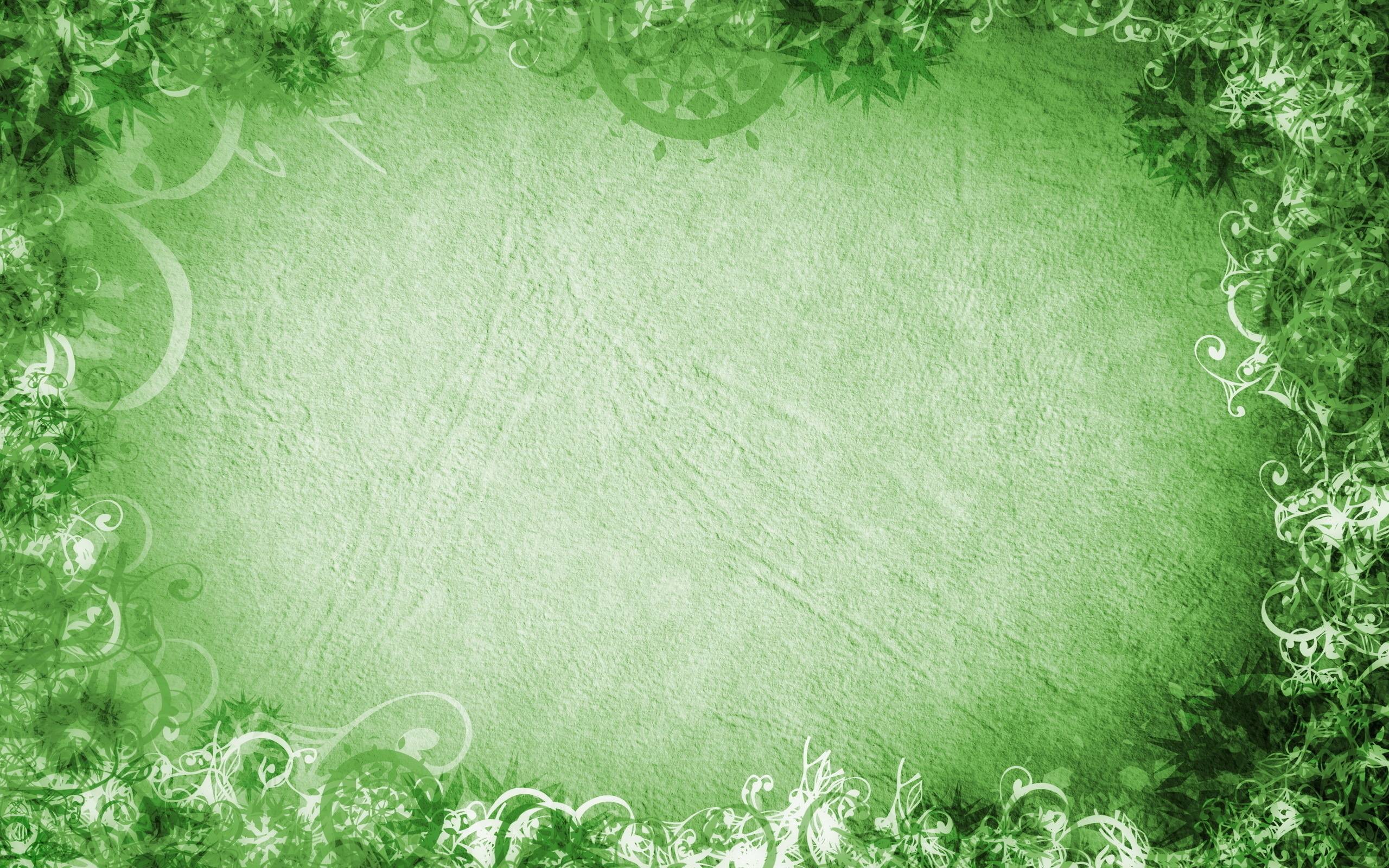 Pretty Green Patterns Desktop Background Wallpaper HD Resolution