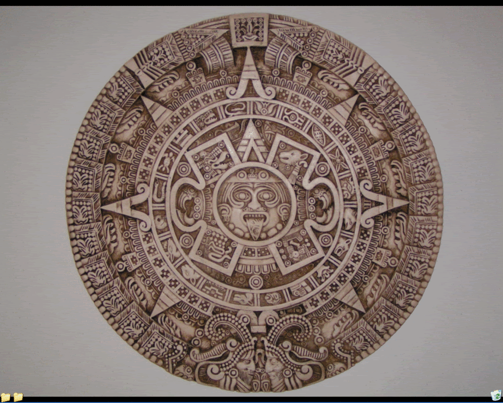 Aztec Calendar Wallpaper 5