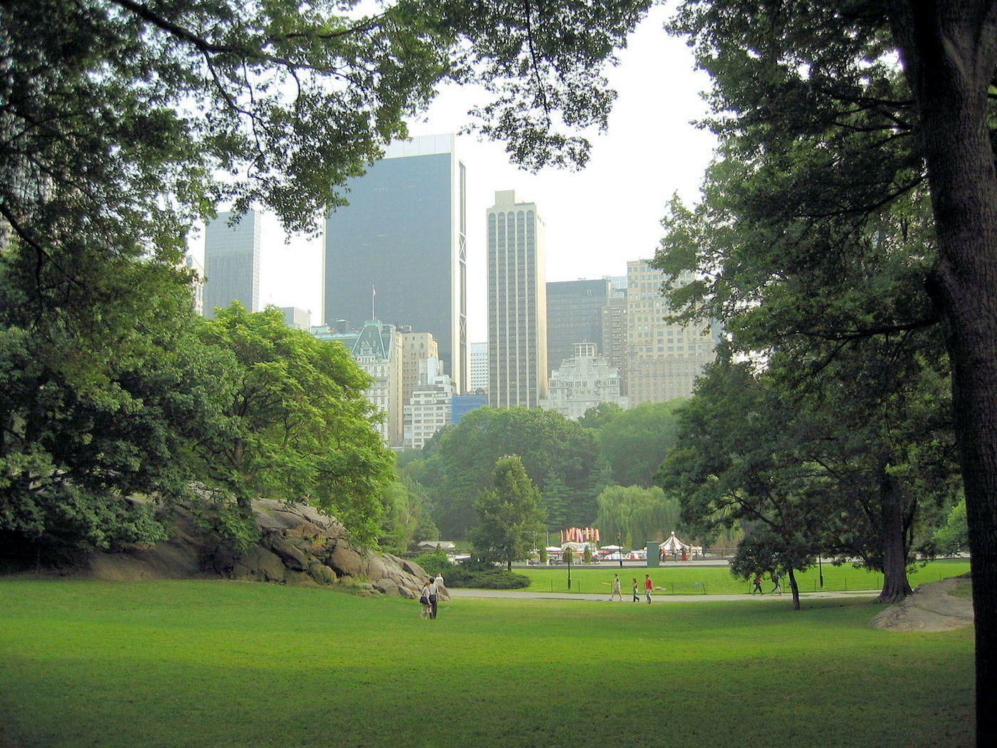 Central Park Behind The City 425 High Resolution. download all