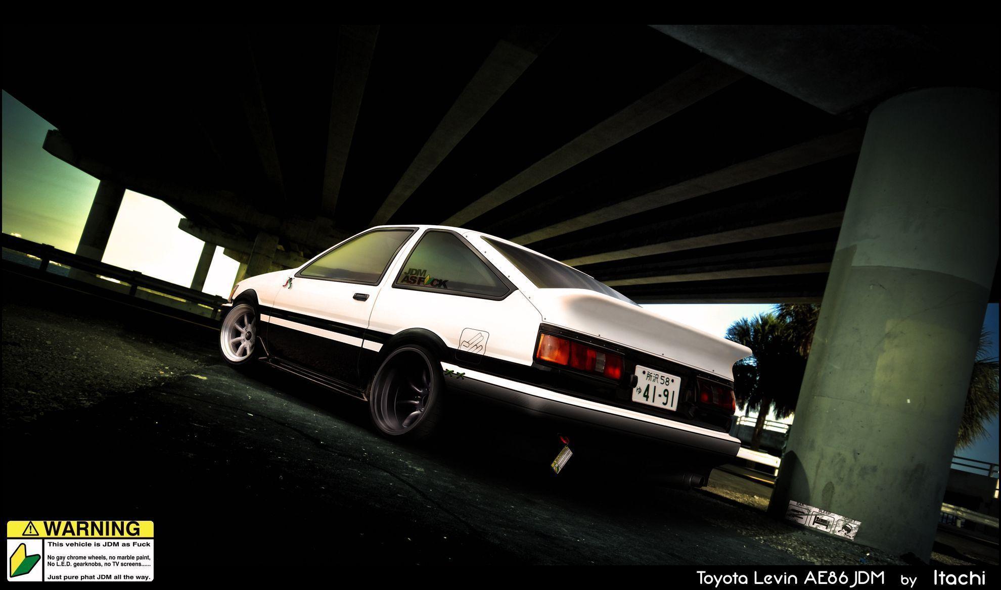 Vehicles For > Toyota Ae86 Initial D Wallpaper