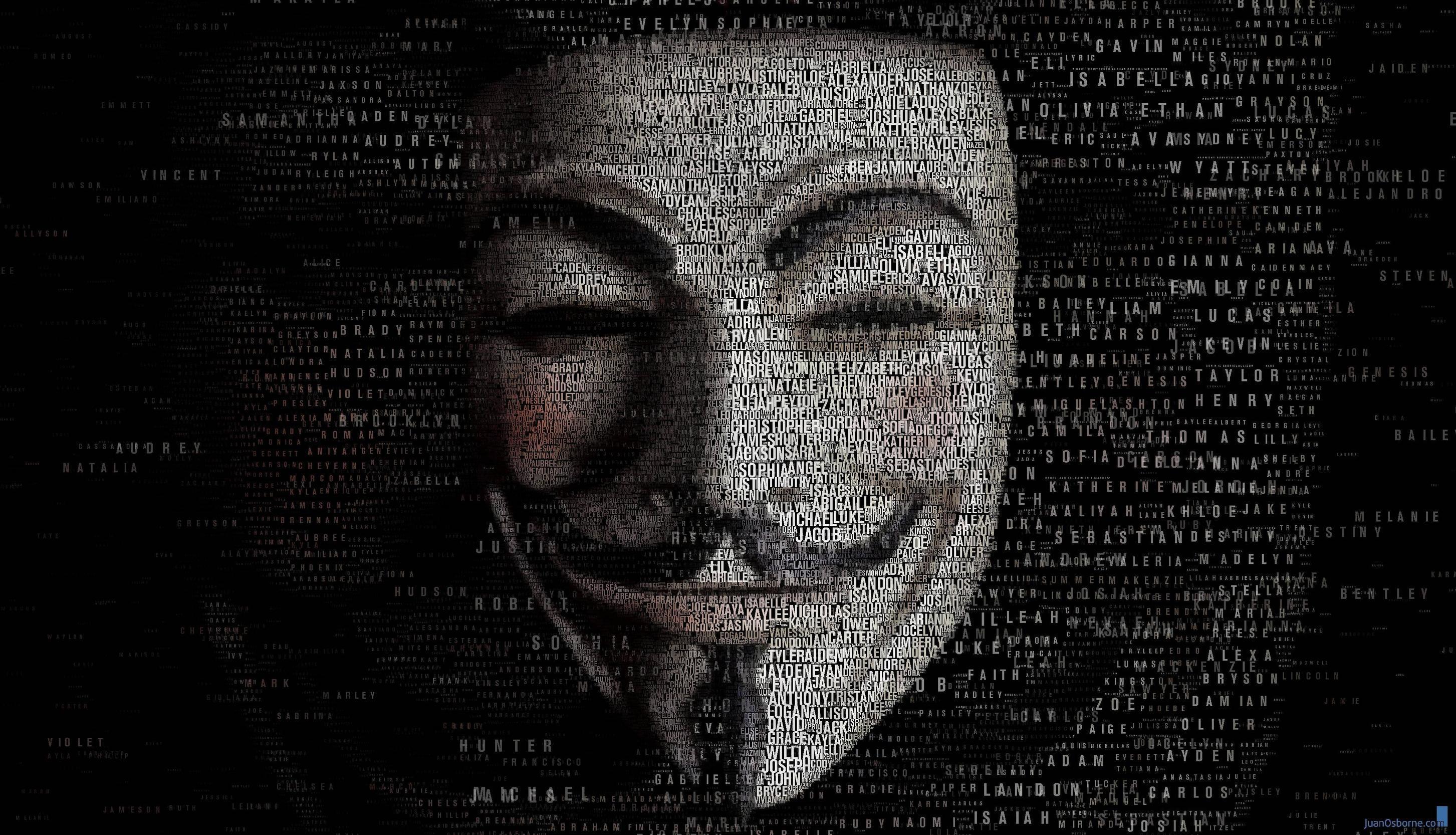 Wallpaper For > We Are Anonymous Mask Wallpaper