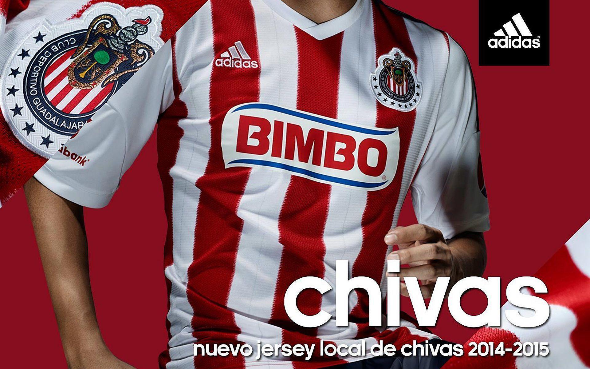 Chivas Guadalajara 2014 2015 Adidas Home Kit Jersey Desktop