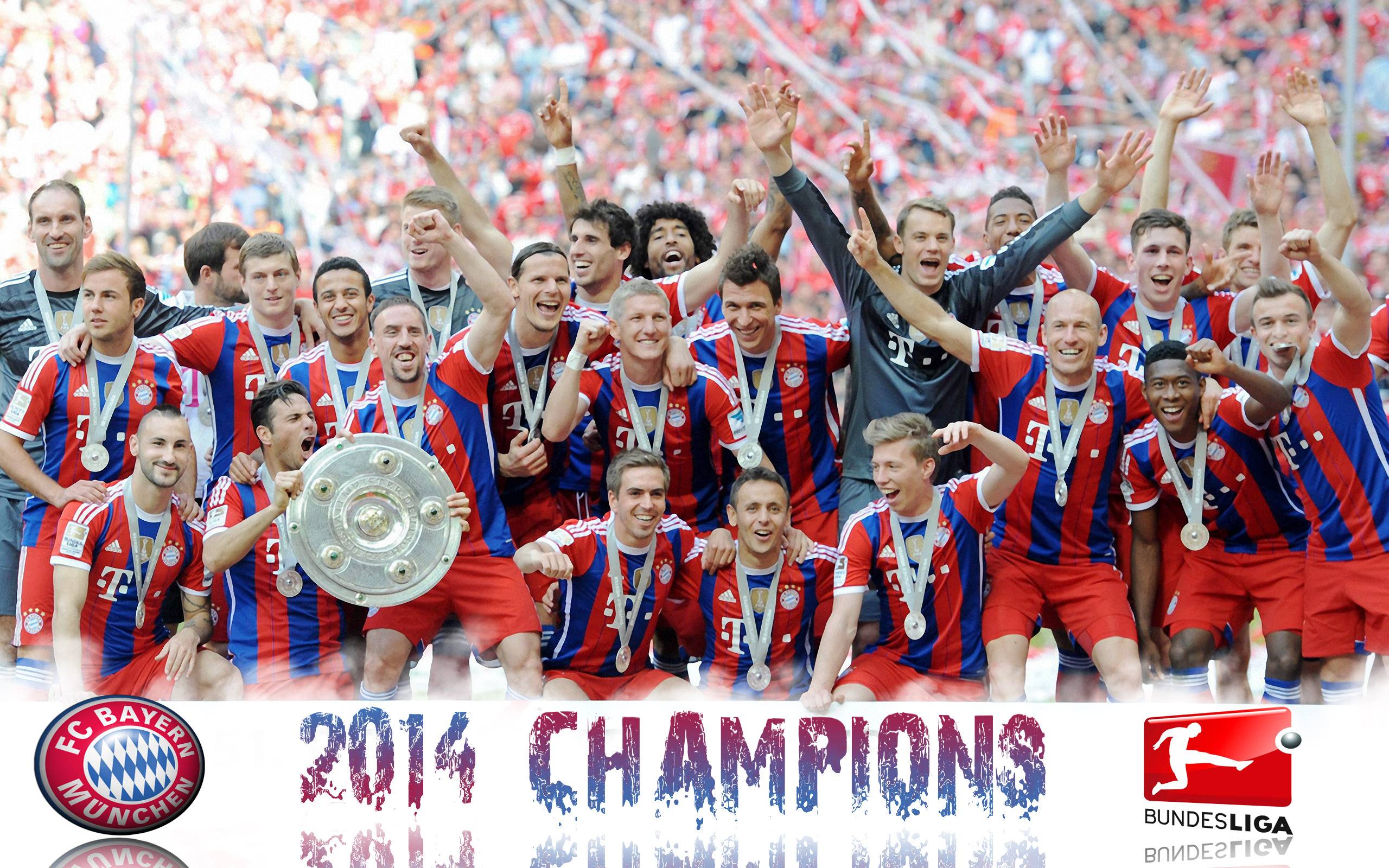 Bayern Munich Champions desktop Wallpaper Fevers