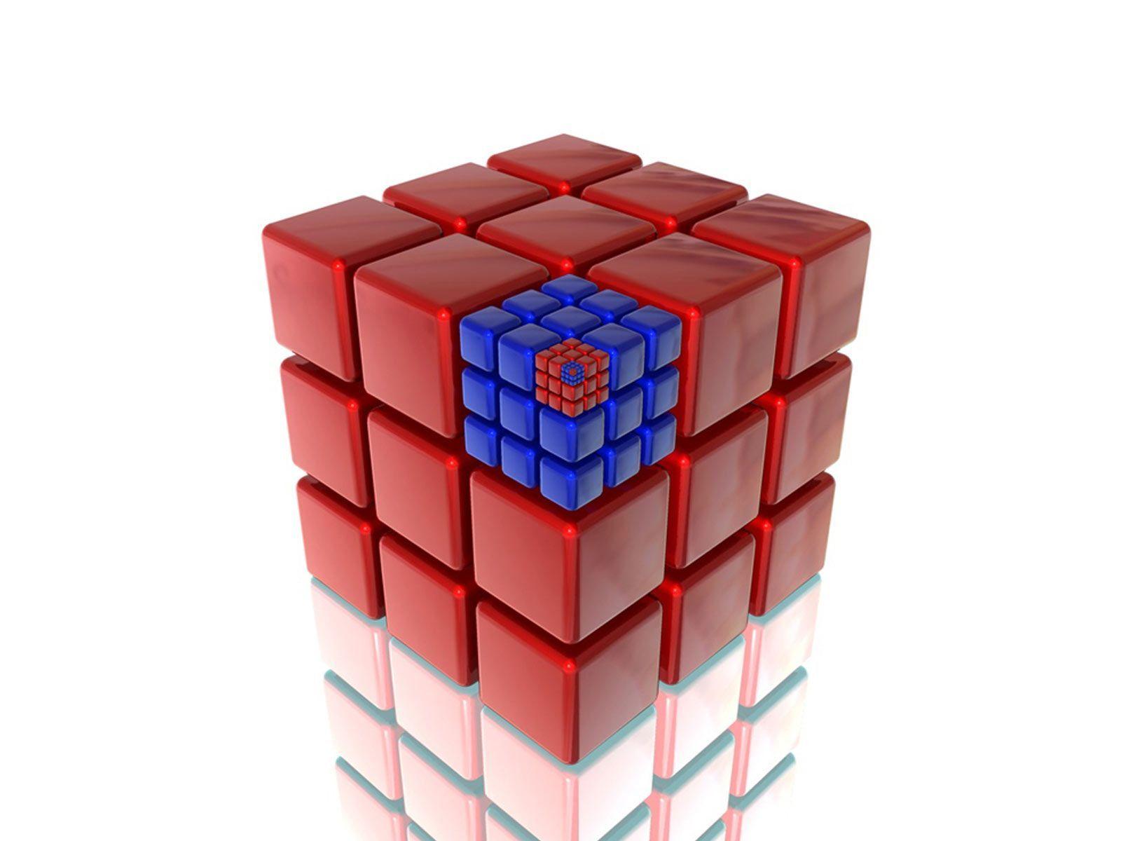 Desktop Wallpaper · Gallery · 3D Art · Cube In Cube. Free