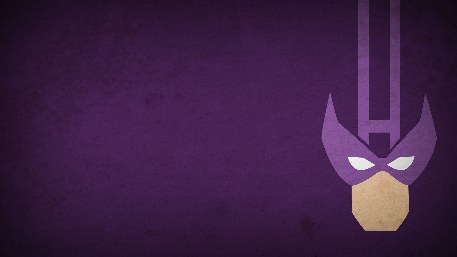 Comics Hawkeye Wallpaper Simple Logo Purple Background taken