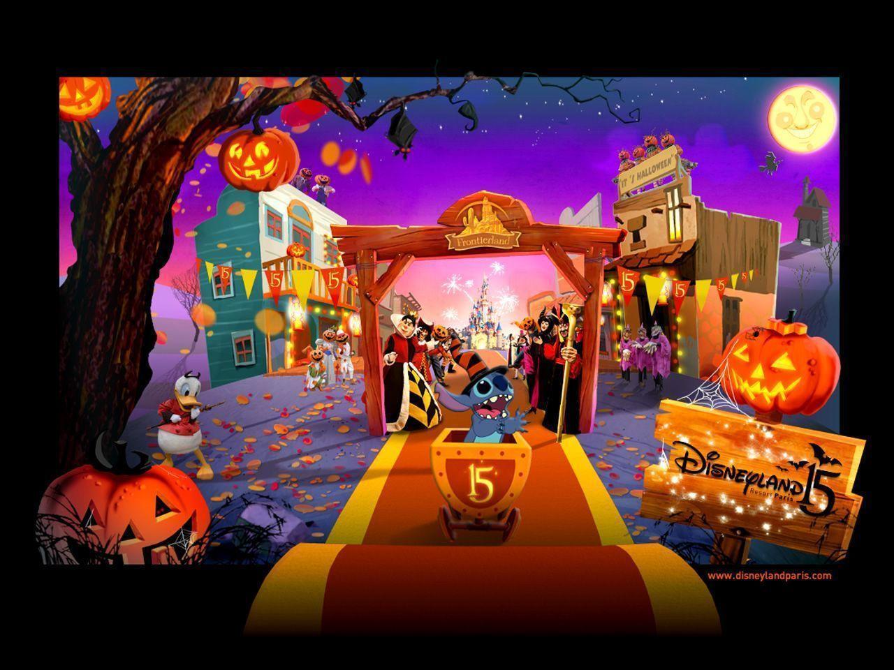 Wallpaper For > Mickey Mouse Happy Halloween Wallpaper