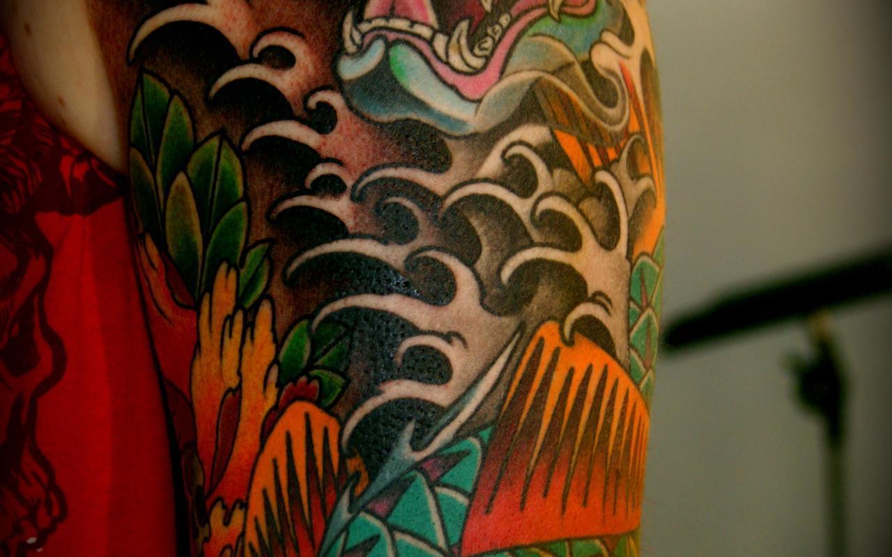 Japanese Tattoo Wallpapers Wallpaper Cave