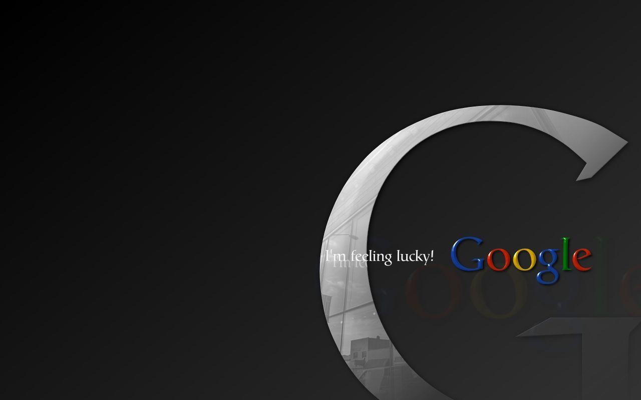 Google Logo Black Background Wallpaper Image Wallpaper