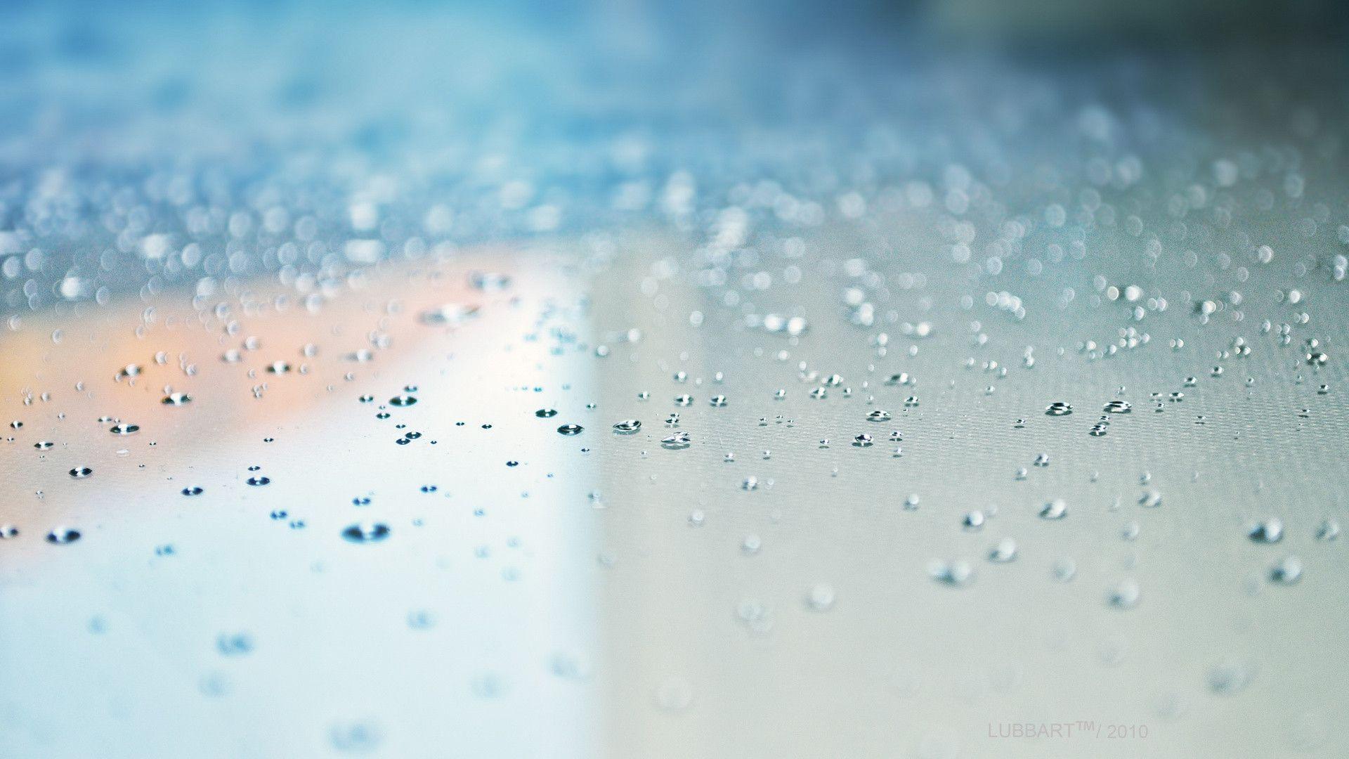 Water Drops Reflection desktop wallpaper