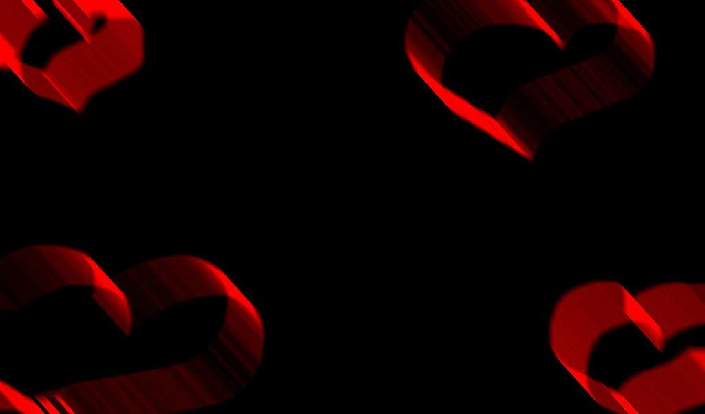 Hearts With Black Backgrounds - Wallpaper Cave