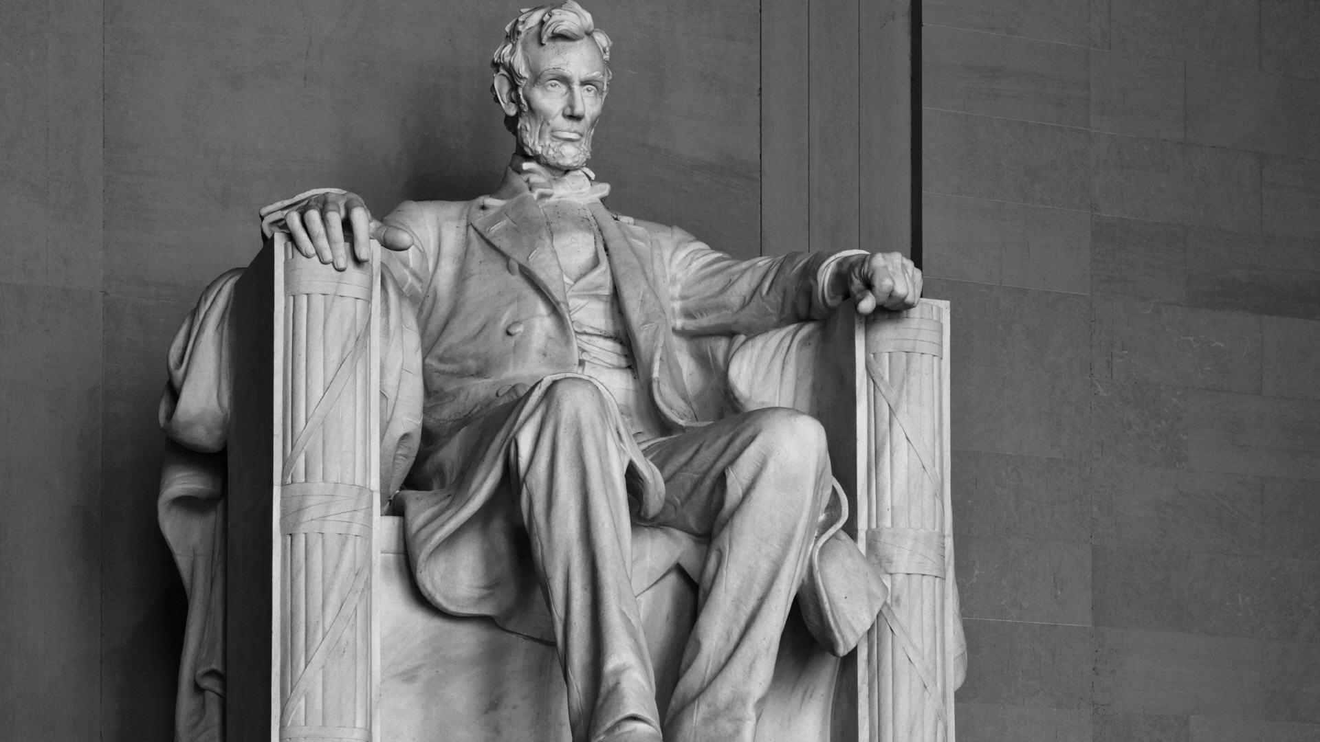 Wallpaper of abraham lincoln Stock Free Image