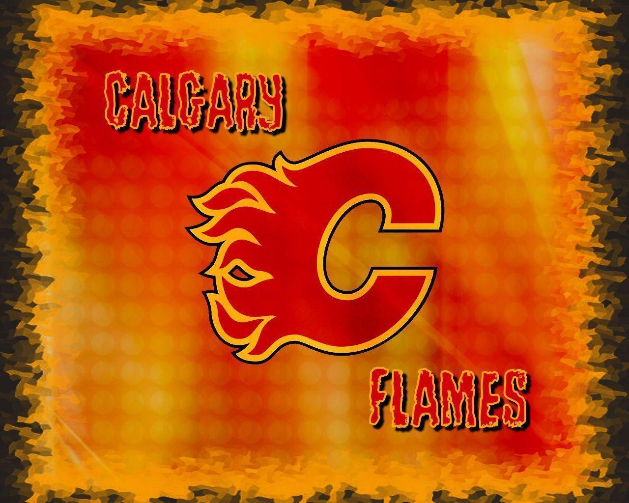 NHL Wallpaper Flames wallpaper