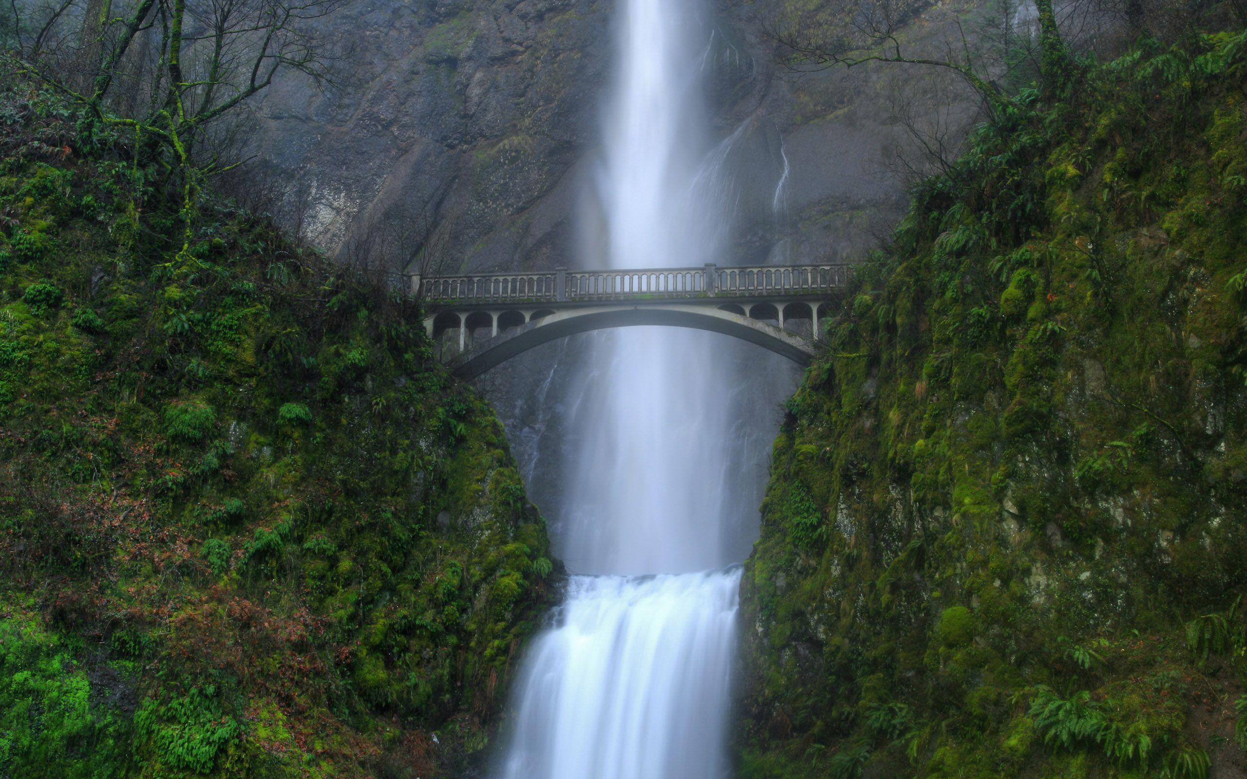 Multnomah Falls, Oregon HD wallpaper « HD Wallpaper