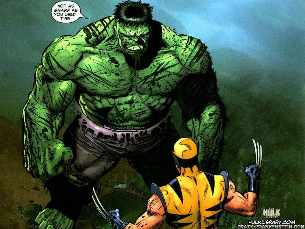 Hulk vs Wolverine Wallpaper