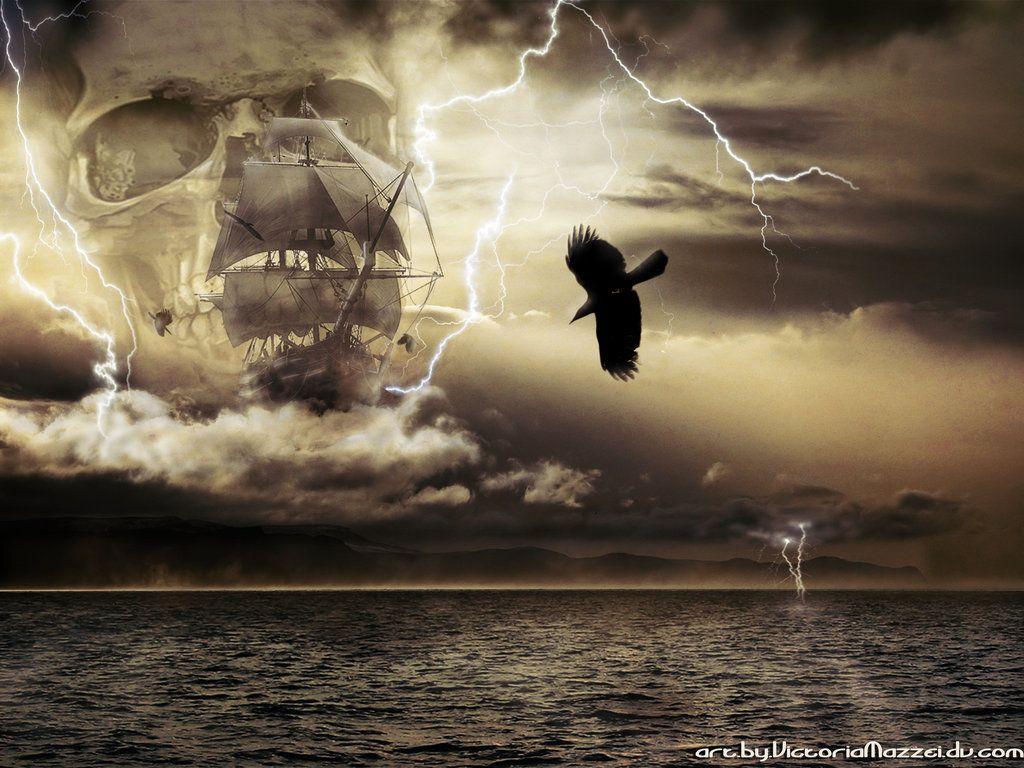 The Pirate Ship Wallpaper 1920x1080 px Free Download