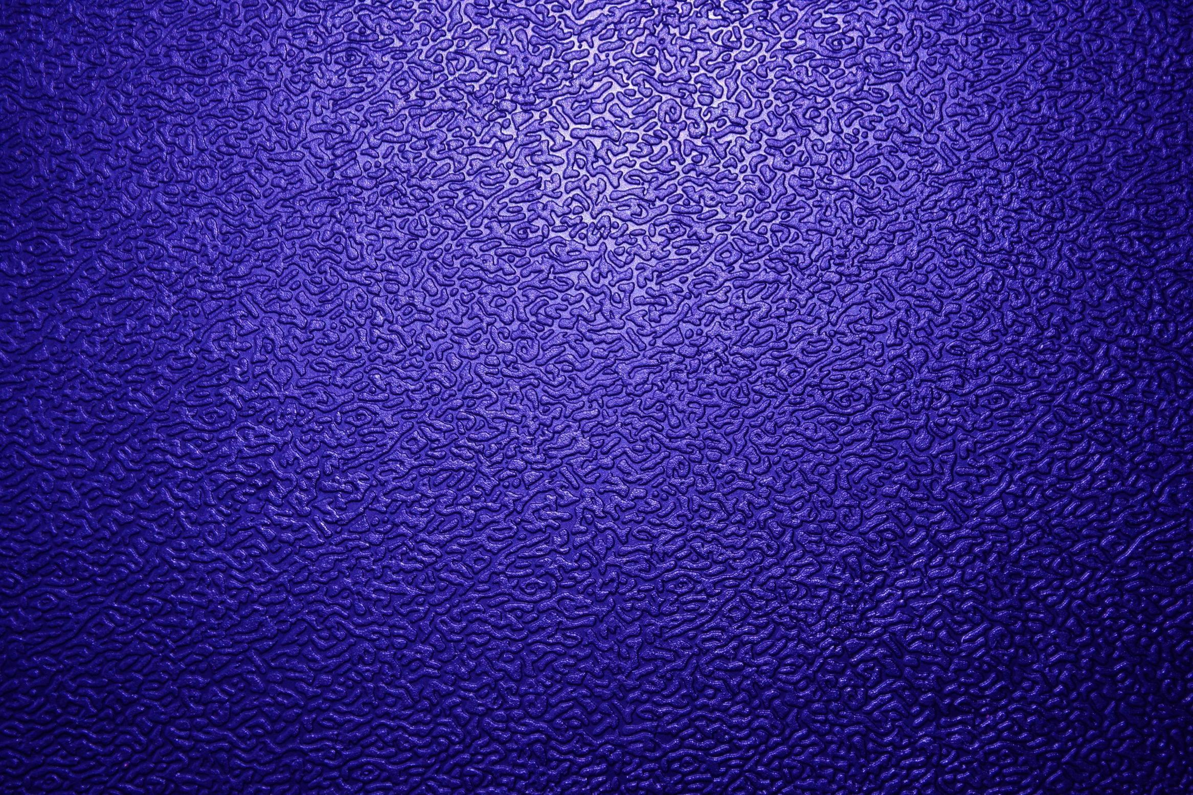 Textured Royal Blue Plastic Close Up Picture. Free Photograph