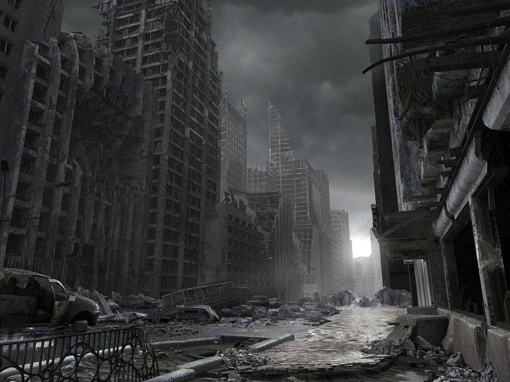 Destroyed The City Kjhr Wallpaper 1024x768 px Free Download