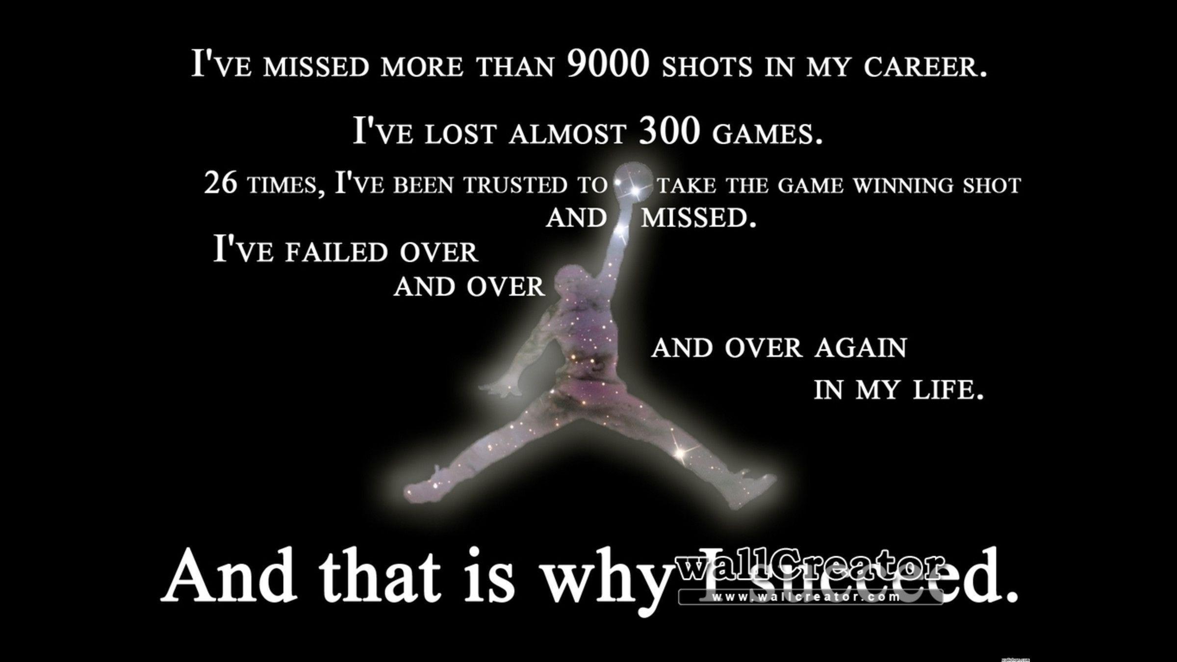 Michael Jordan Quote Picture from our First page