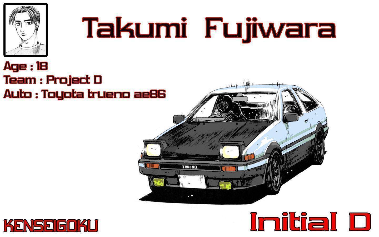 image For > Initial D Anime Cars