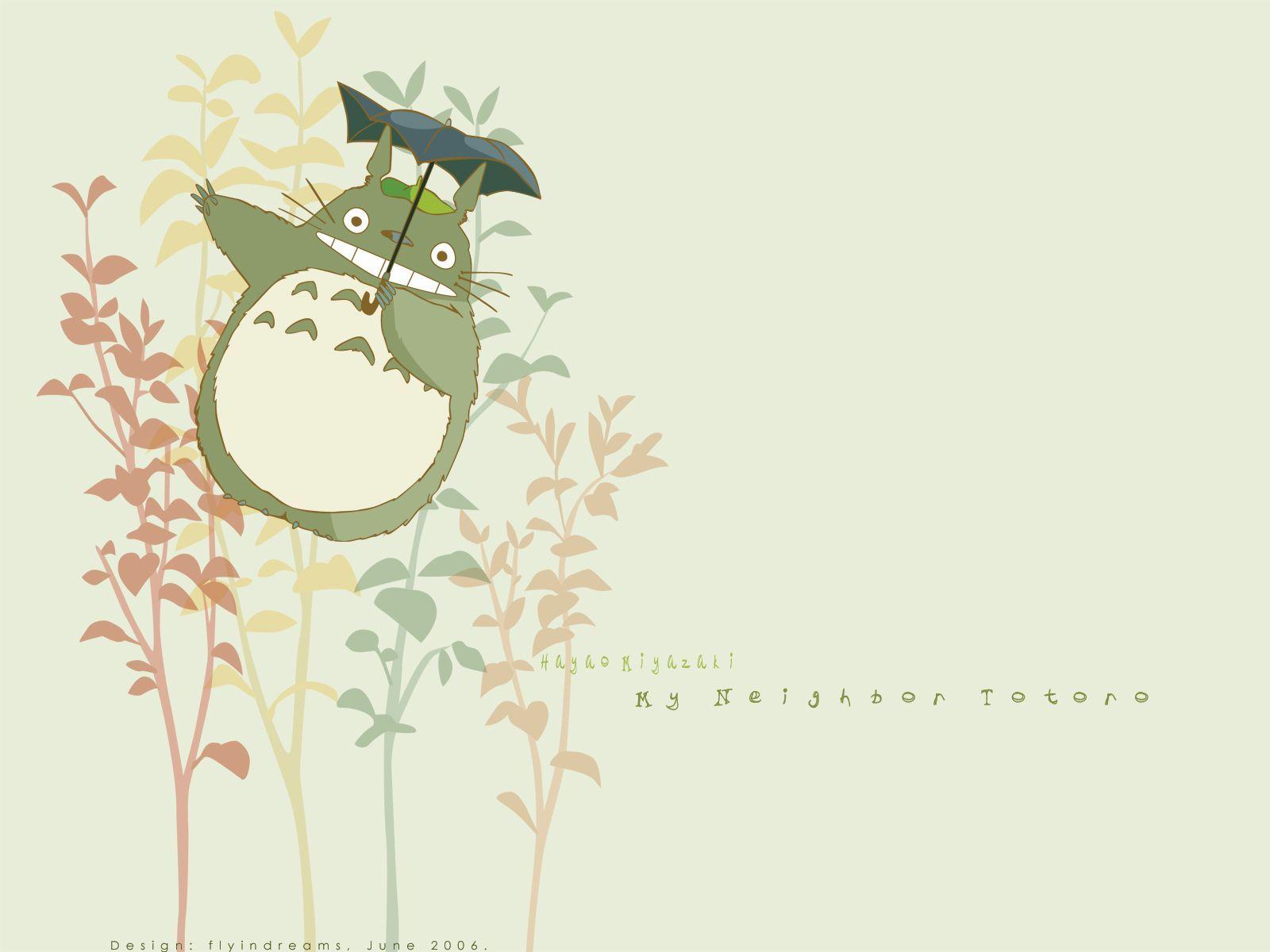Download Neighbor Totoro Wallpaper 1600x1200. Full HD Wallpaper