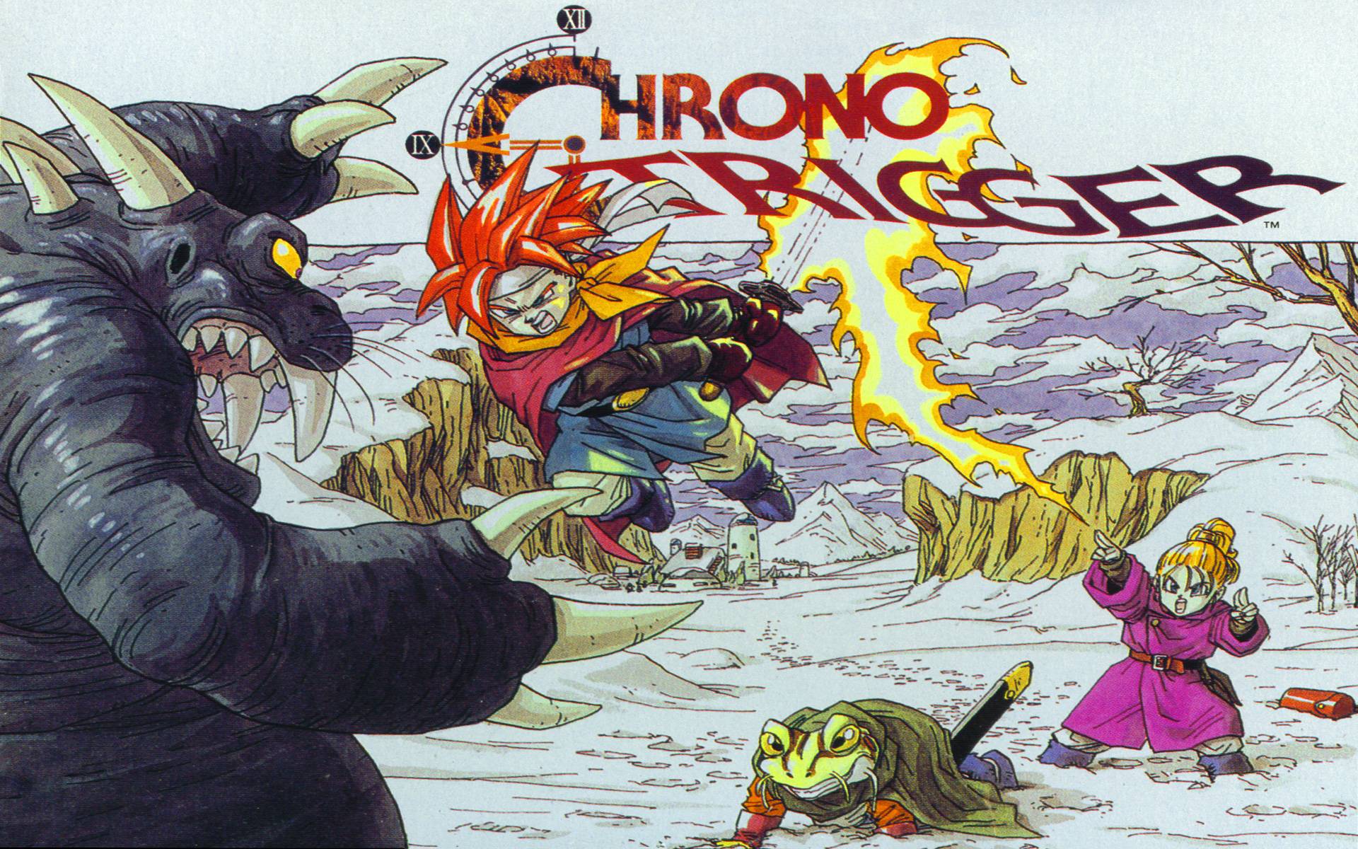 Chrono Trigger should be on Steam. Have a random wallpaper