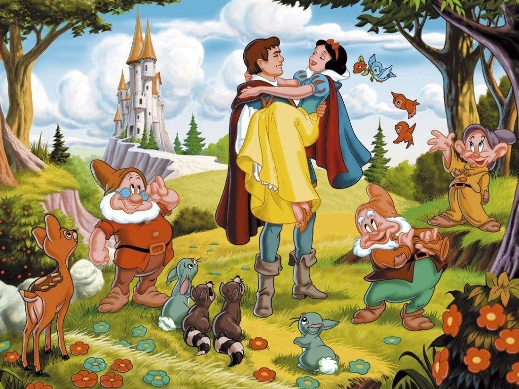 Snow White and the Seven Dwarfs Wallpaper Disney