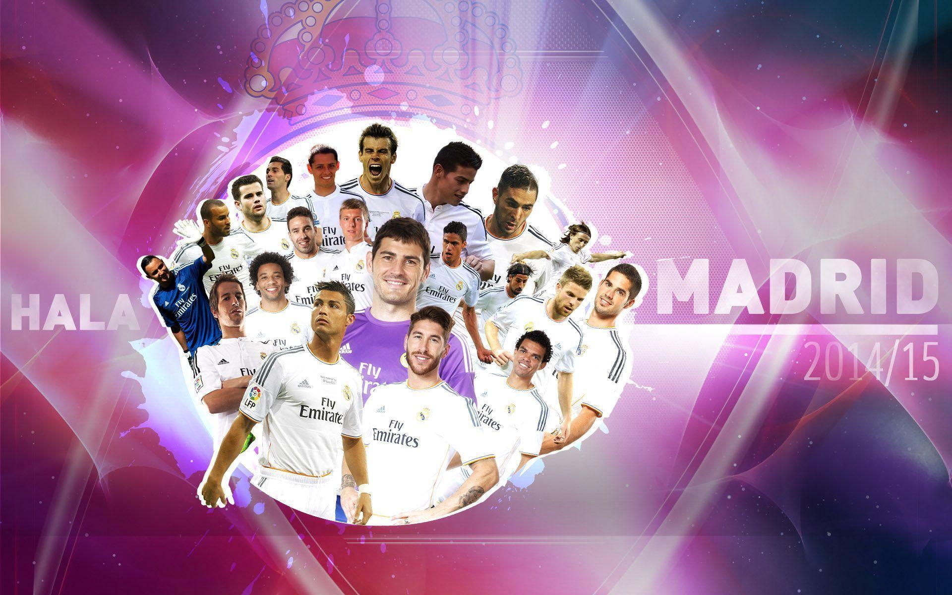 Real Madrid 2015 Football Team Wallpaper Wide or HD. Sports