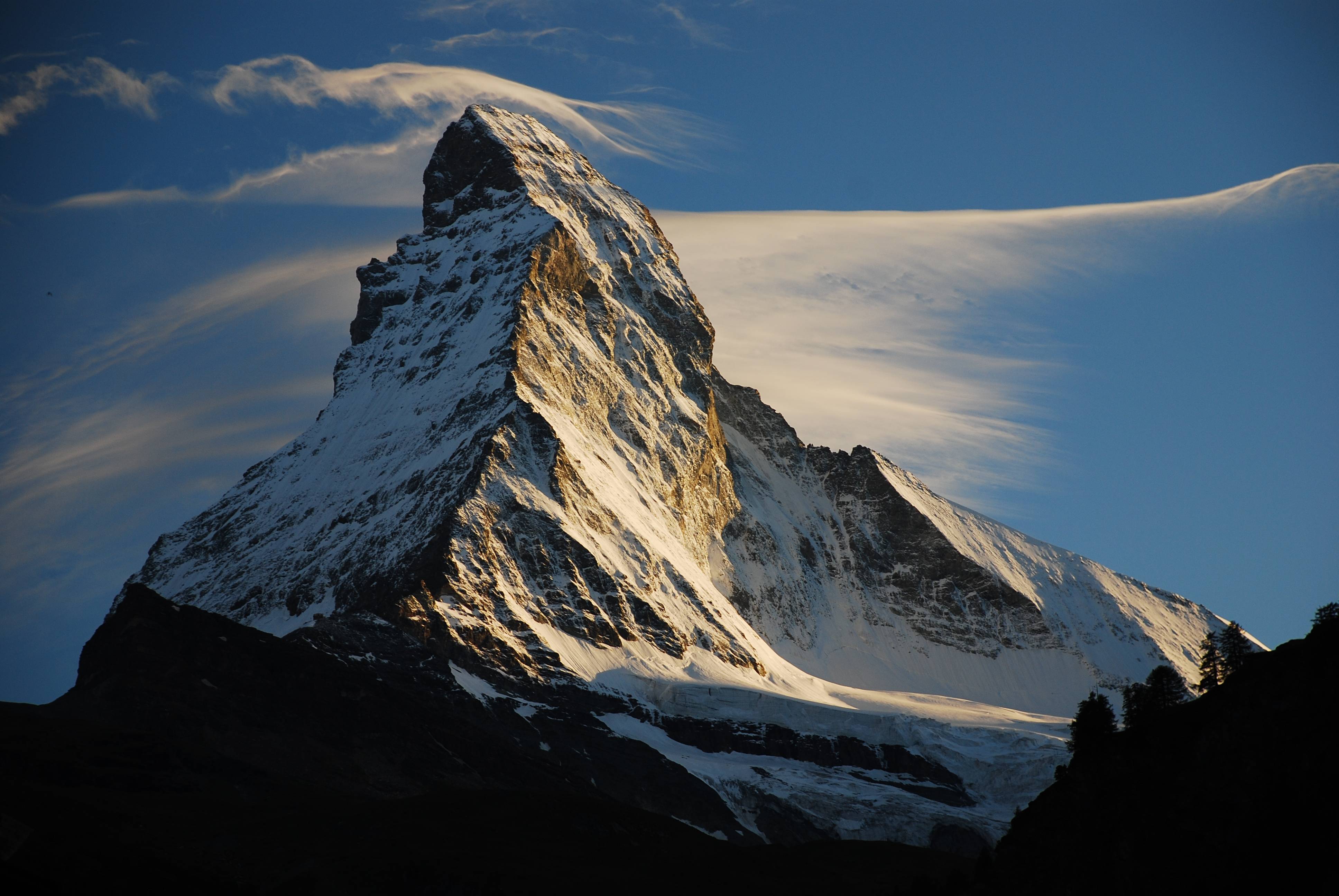 Matterhorn, 4478m, Photo, Diagrams & Topos
