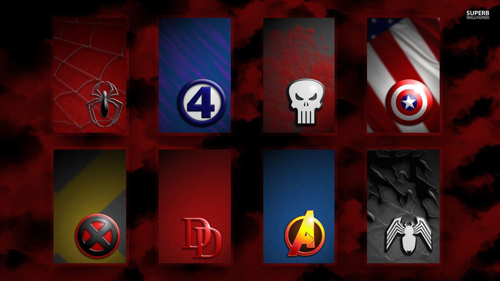 Marvel Superhero Signs Wallpaper Full Size Full Size