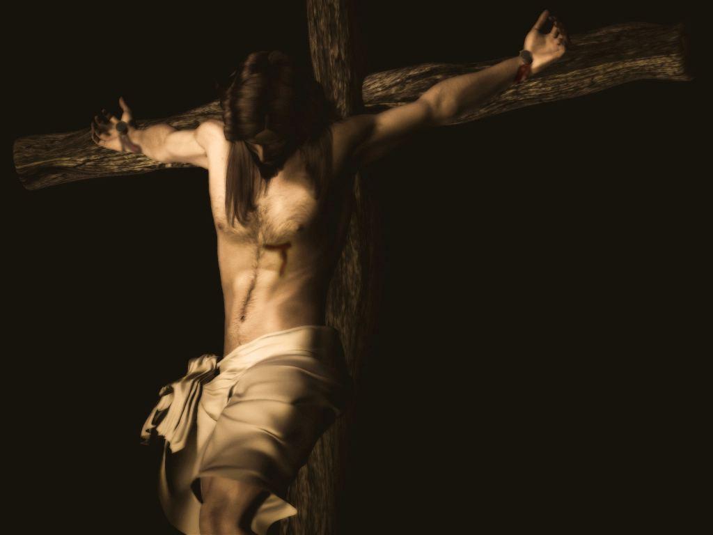 Jesus Crucified on Cross Free and Wallpaper
