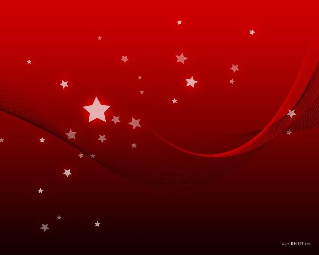 Wallpaper For > Red Star Background