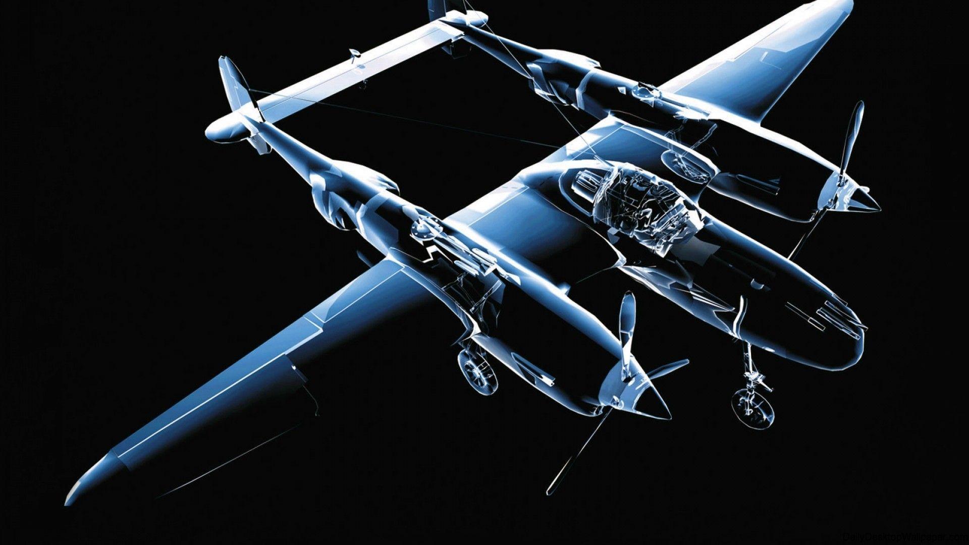3D Aircraft wallpaper