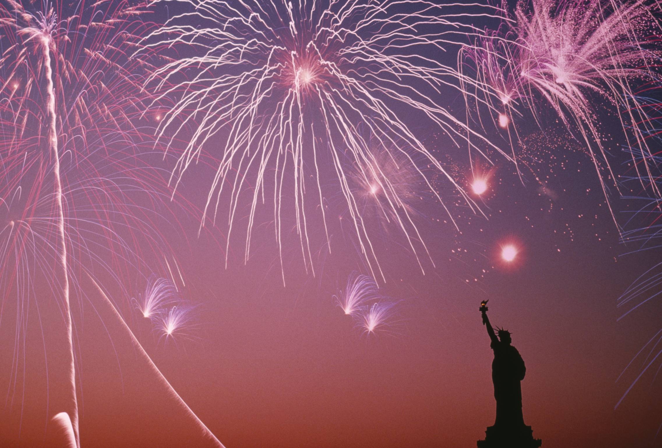 image For > 4th Of July Fireworks Background HD