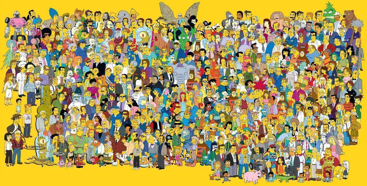 Simpson Characters Names Wallpaper ilikewalls
