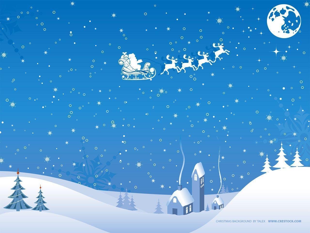 Blue Christmas Background 10879 HD Wallpaper in Celebrations