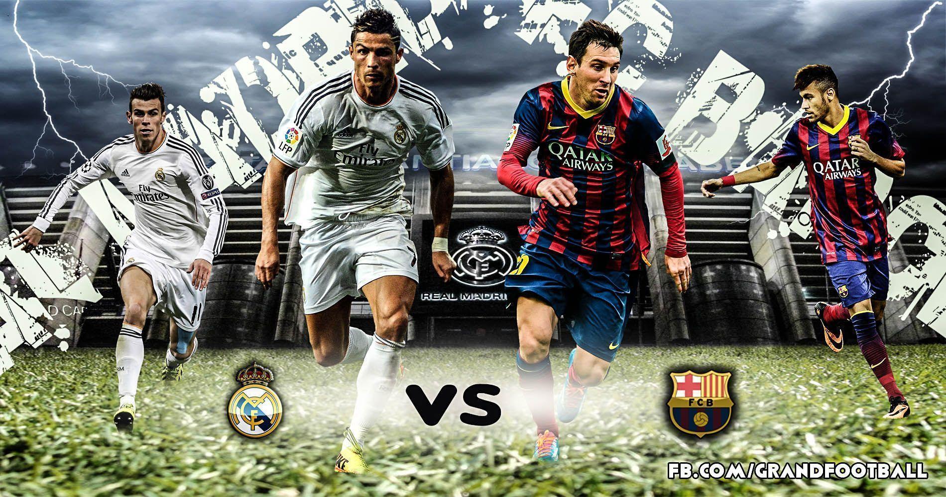 Real Madrid vs Barcelona El Clasico, Football Wallpaper, HD phone
