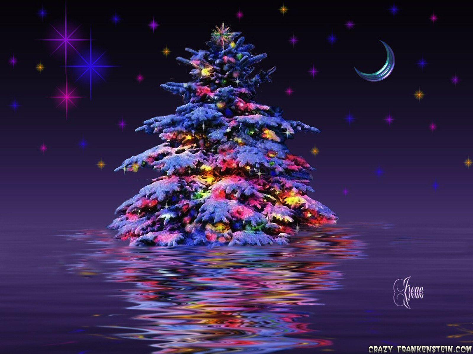 Christmas Tree Desktop Background Free