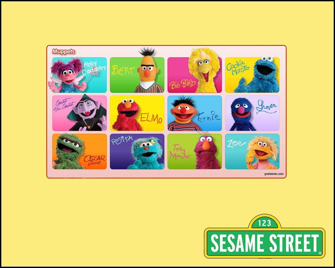 image For > Sesame Street Wallpaper