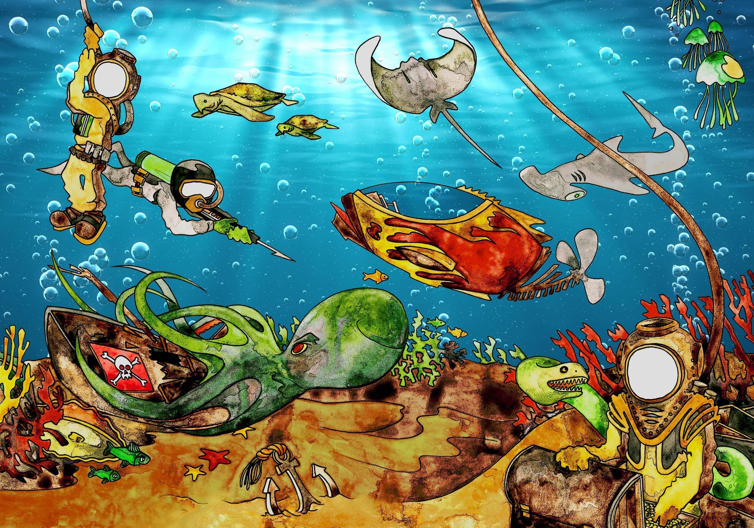 mural kids Wallpaper free mural kids Kids Ocean Theme