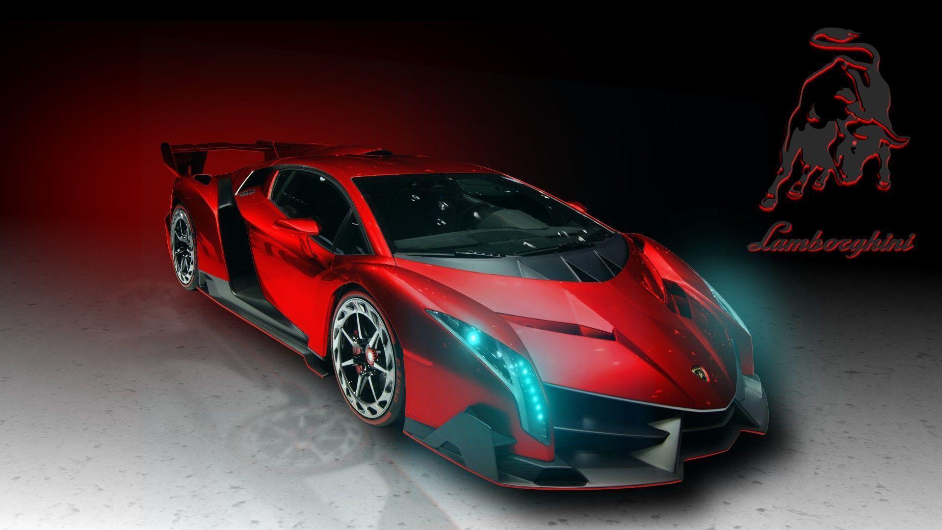 Lamborghini Veneno 2015 Sports Car Background HD Wallpaper
