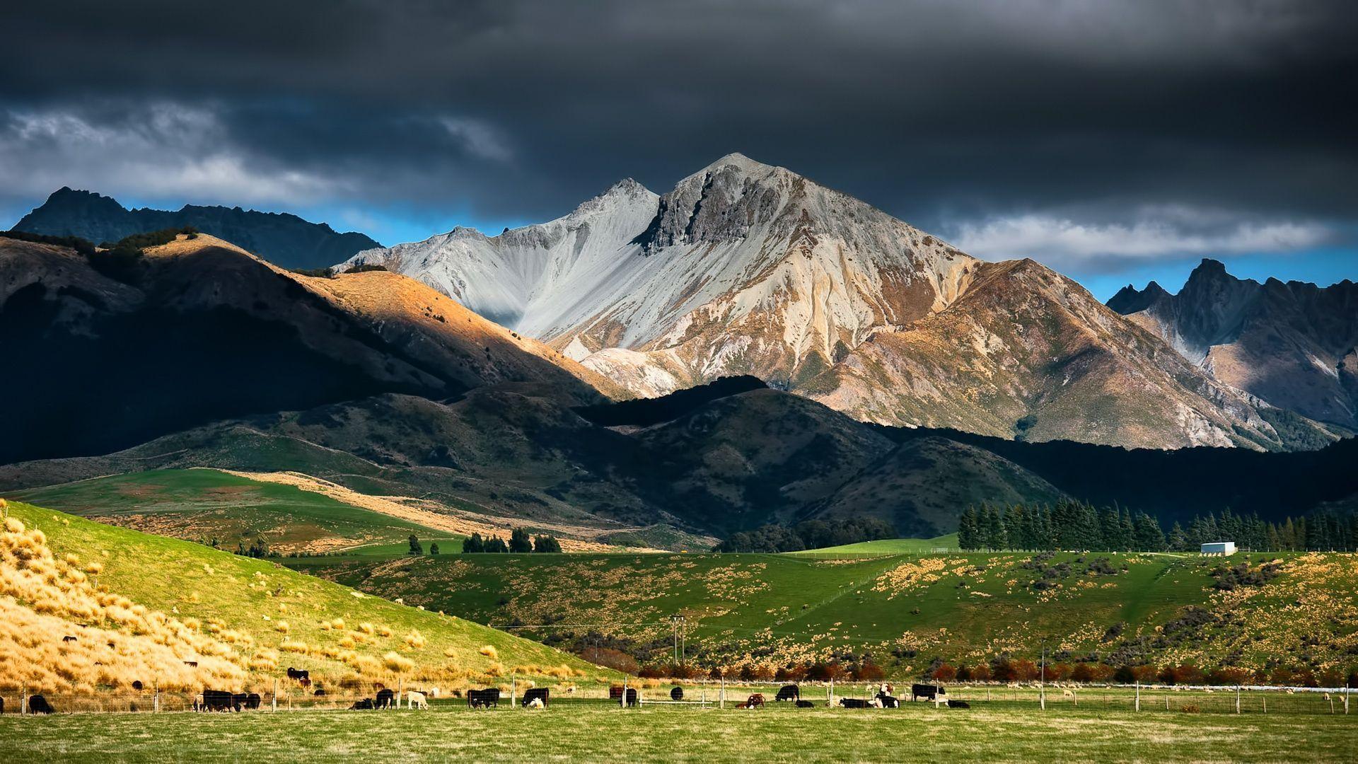 Stunning New Zealand Landscape Wallpaper, iPhone Wallpaper
