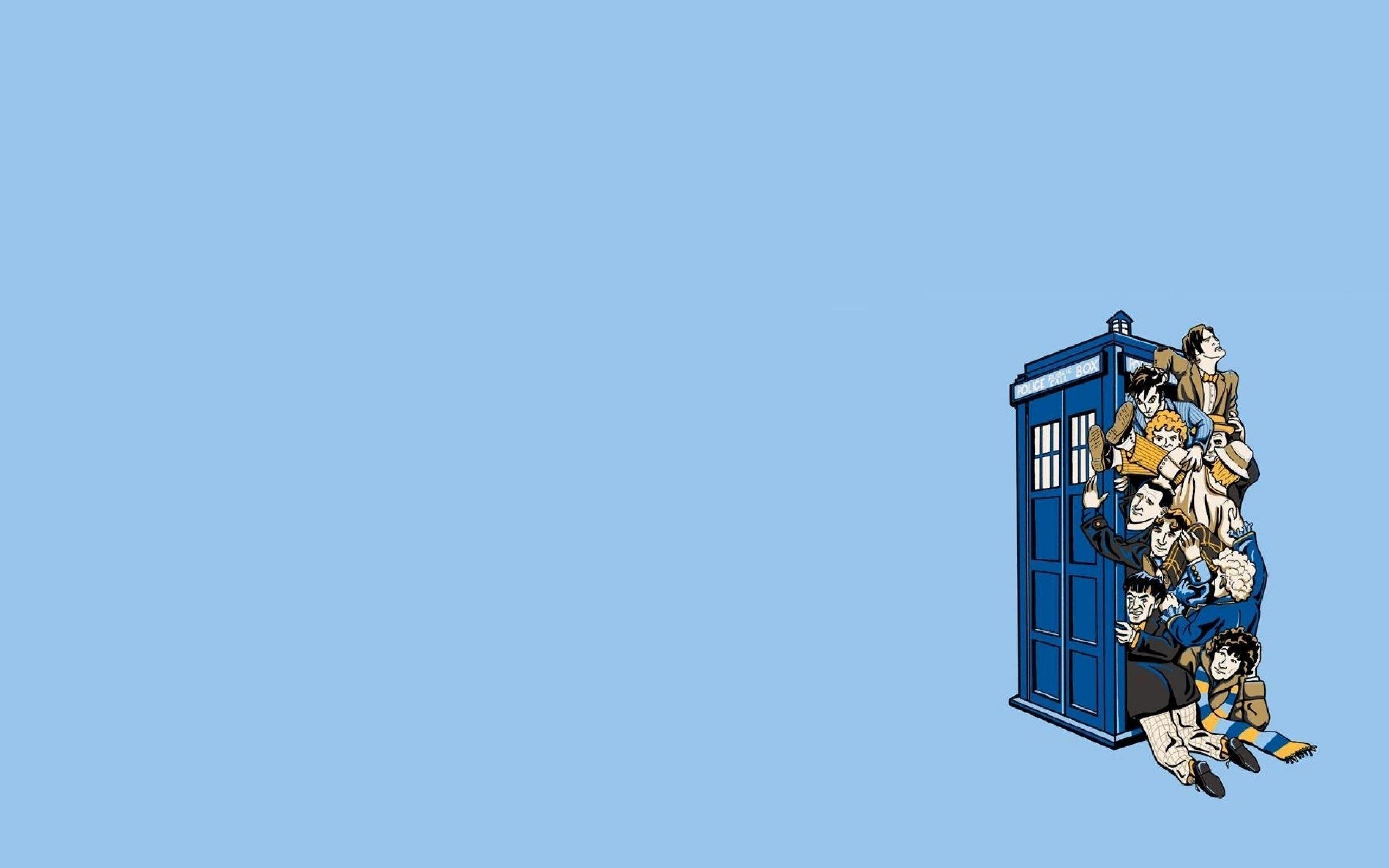 Doctor Who Tardis Artwork Clouds Quotes Wallpaper