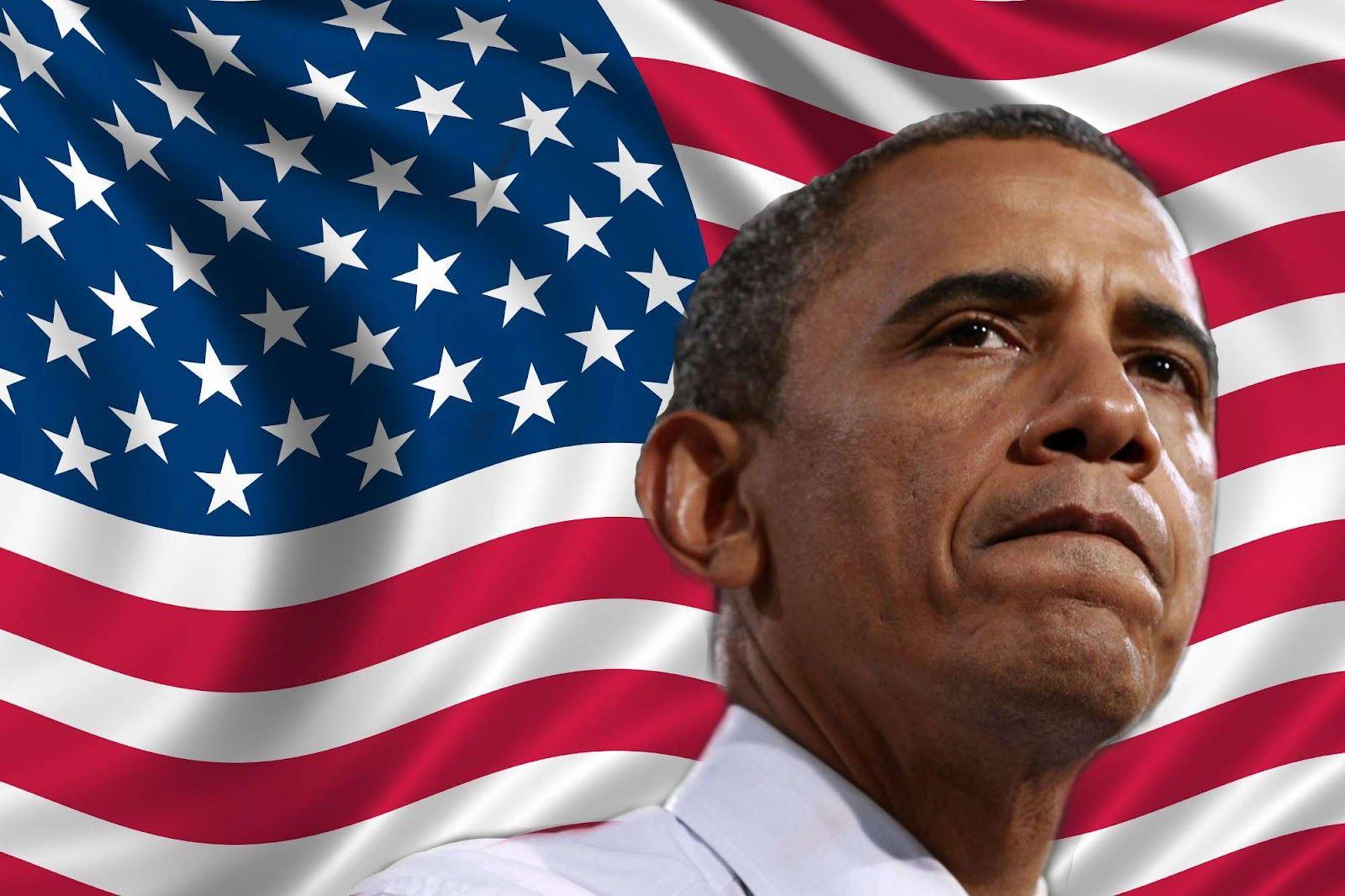 Blogs Photography: Barack Obama Photo With United States Flag