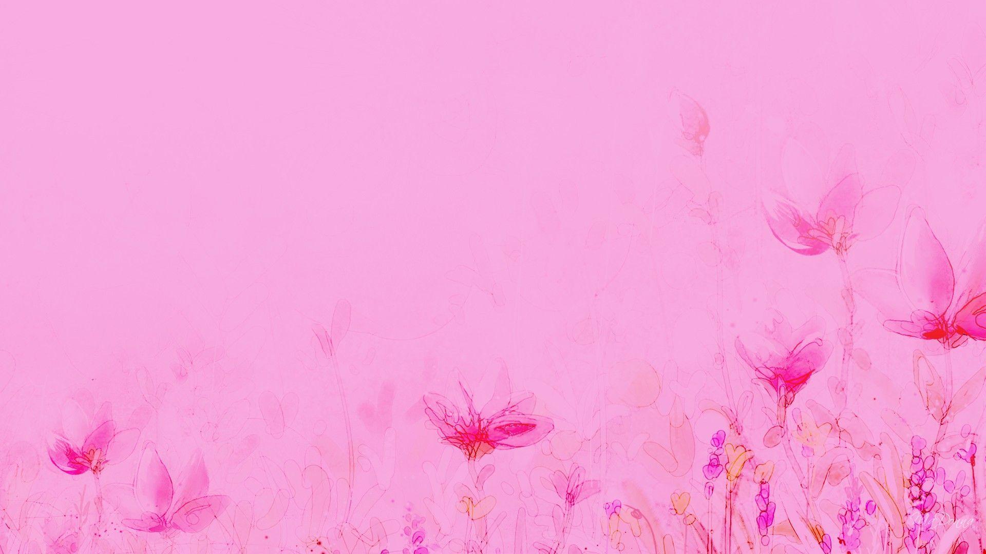 Wallpaper For > Simple Light Pink Wallpaper